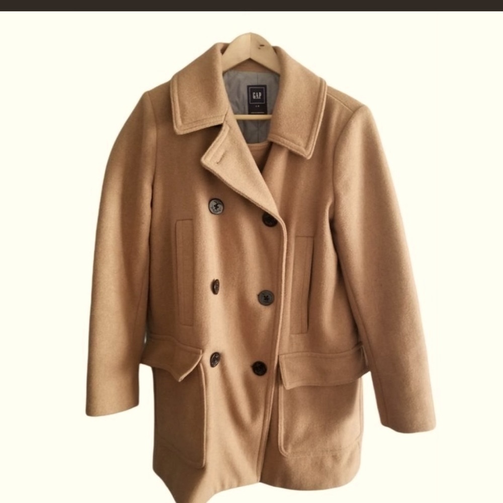 GAP wool heavy winter peacoat jacket Large​